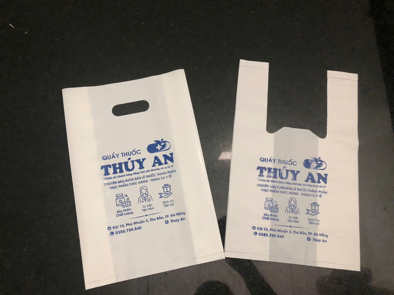 In túi bao bì siêu thị